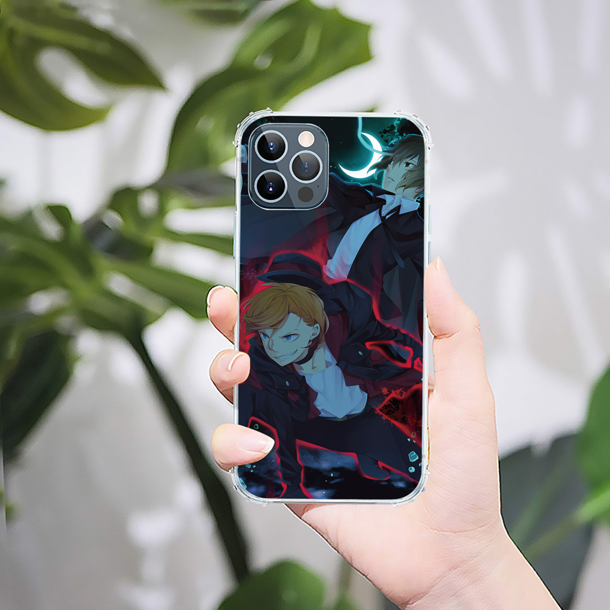 （画像用） 文豪ストレイドッグス Bungo Stray Dogs 【iPhone 12シリーズ対応】透明スマホケース（クリアソフトケース）